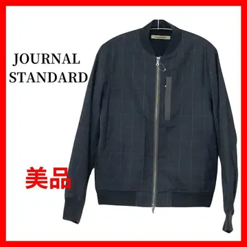JOURNAL STANDARD 블루종 MA-1 체크 무늬 B941
