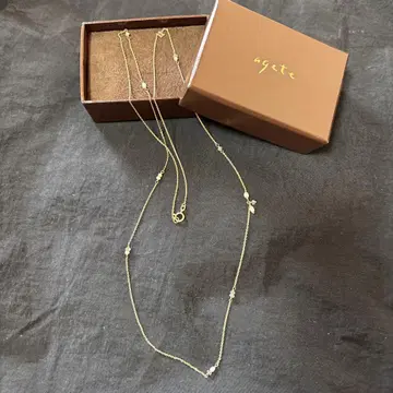 가격 인하 아가타 담수 펄 롱 목걸이