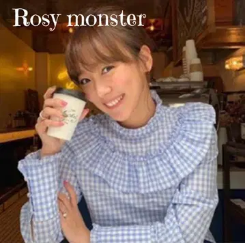Rosy Monster 로지몬스터 깅엄 체크 블라우스 블루
