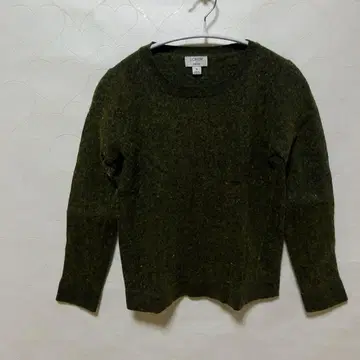 J.Crew Teddie 스웨터 S 올리브 그린