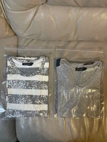 BLACKLABEL 2장 세트 긴팔 T, 반팔 T