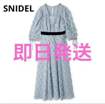 SNIDEL/프린지 심플 드레스 원피스