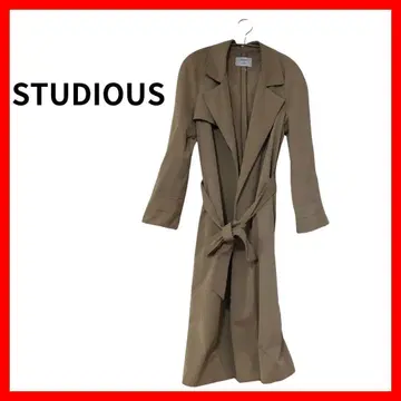 STUDIOUS 스테디오스 트렌치코트 베이지 롱 코트 B250