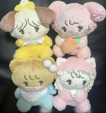 Mikko Characters 후와후와 BABY 봉제 인형 전종 세트