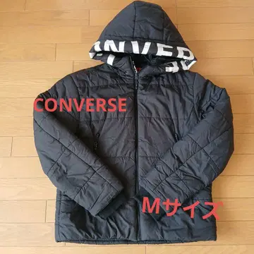 CONVERSE 다운 자켓 M 사이즈 블랙 학생 통학