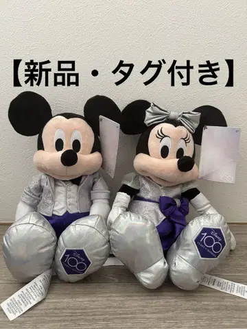 미키 & 미니 100주년 기념 봉제 인형 세트