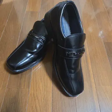 블랙 몽크 스트랩 슈즈 26.5cm