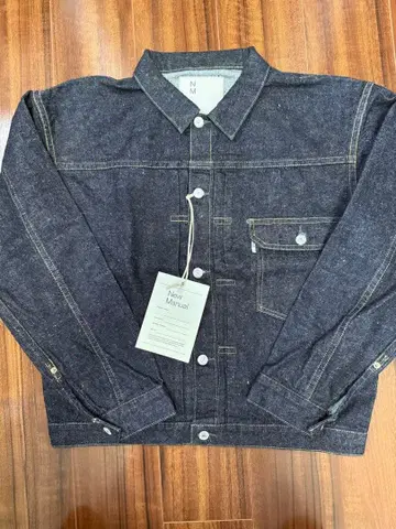 새상품 New Manual T-BACK DENIM JAKET #001