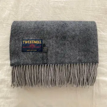 TWEEDMILL 트위드밀 담요 스톨 퀼트 핑 포함