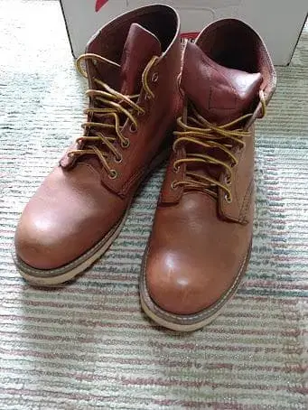 RED WING 8166 브라운 가죽 워크 부츠 26.5cm