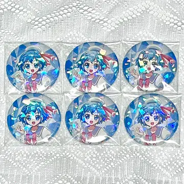 프리파라 10주년 스키마 스토어 홀로그램 캔뱃지 도로시 웨스트 6점