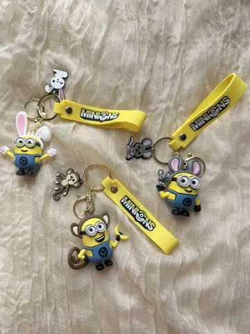 MINIONS 캐릭터 스트랩 3종 세트