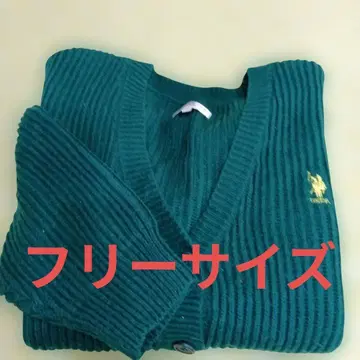U.S. POLO ASSN. 그린 가디건 F