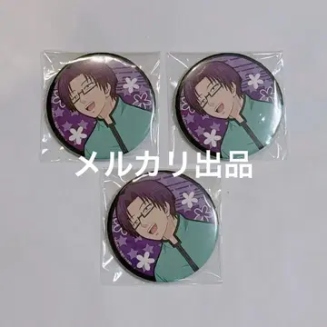 사이키 쿠스오의 재난 쿠보야스 아렌 등신 그림 캔뱃지 3개 세트