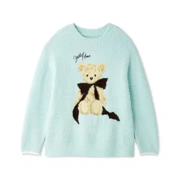 SNIDEL HOME [ Melty ] 베어 니트 풀오버 민트
