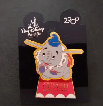 레어! 레트로 WDW 덤보 핀 배지