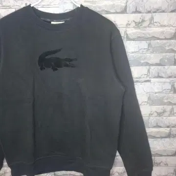 새상품급 LACOSTE 블랙 트레이닝복 US M