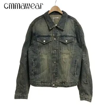 미사용 새상품 CMMAWEAR VINTAGEWASH 데님 자켓 XL