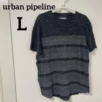 urban pipeline [ L ] 스트라이프 티셔츠 그레이 스포츠