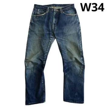 KATO 3D 데님 팬츠 W34 입체 재단 셀비지 빨간 귀