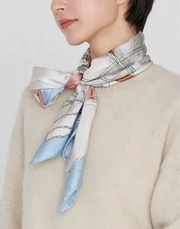 택 포함 미사용 새상품 마니프리 Manipuri 인기 대형 스카프