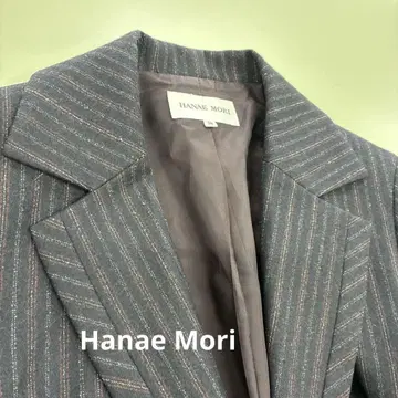 HANAEMORI 테일러드 자켓 38 다크 그레이 and 브라운