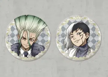 Dr.STONE 이시가미 센쿠 아사기리 겐 훼미리마트 한정판 캔뱃지