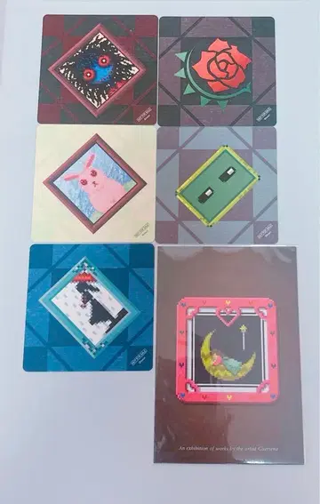 Ib 호러 게임 코스터 엽서 겔테나전 이브