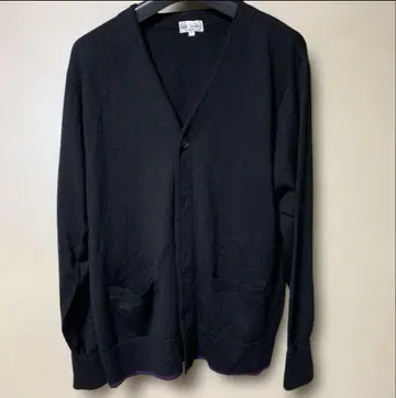 Paul Smith 블랙 가디건 L 울 100% 긴팔