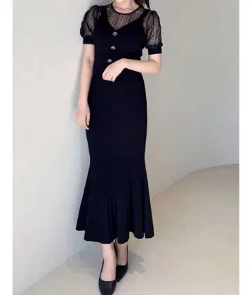 RESEXXY 레이스 도킹 머메이드 원피스
