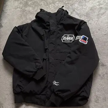 XLARGE NYLON PUFFER JACKET BLACK