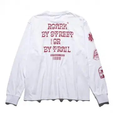 [ 정가 7150엔 ] ROARK 롱 슬리브 티셔츠 화이트