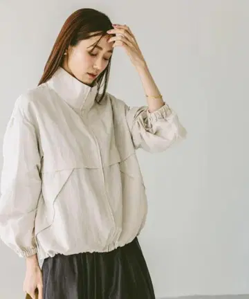 발수 가벼운 스탠드 블루종 숏 기장 GLOBAL WORK
