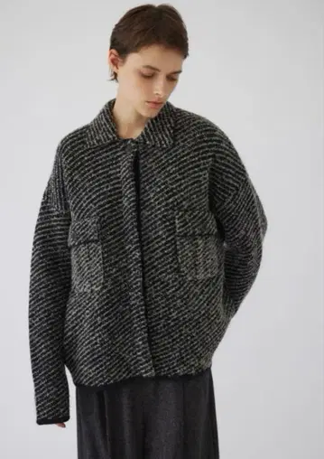 rimark 니트 블루종 멀티 24aw