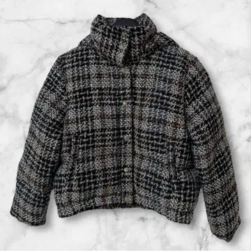 [MURUA] 트위드 숏 에어컨 다운/믹스/F