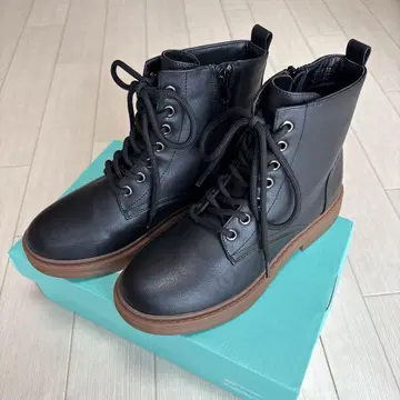 미사용품 레이스업 숏부츠 23.0cm