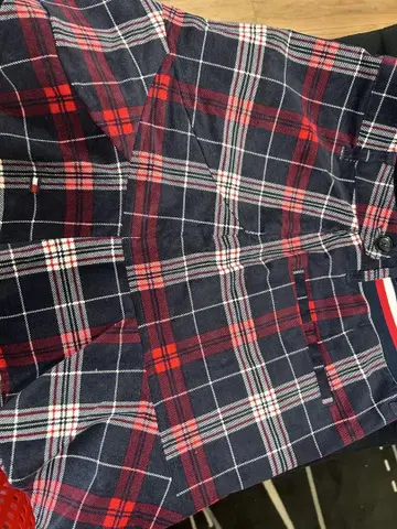 TOMMY 체크 무늬 스커트 M 사이즈