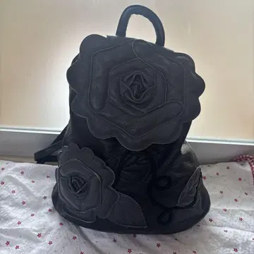 artMaki 블랙 가죽 백팩