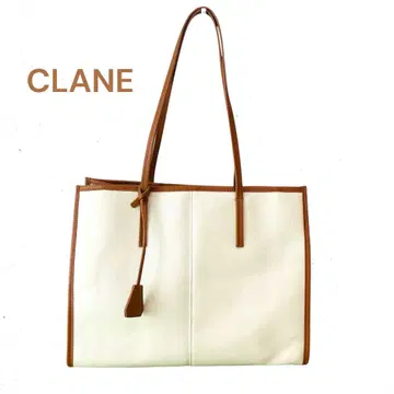 얼룩 있음 CLANE 클라네 CANVAS BOX TOTE BAG 토트백