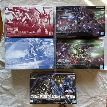 기동전사 건담 SEED 계열 RG/HG 5종 세트