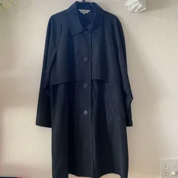 여성용 트렌치코트 레인코트 블랙 11호 새상품급