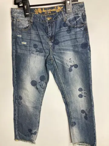 Desigual 디시구알 디즈니 미키마우스 청바지 데님