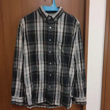 아디론덕 플란넬 셔츠 체크 버튼 다운 일본제 XL
