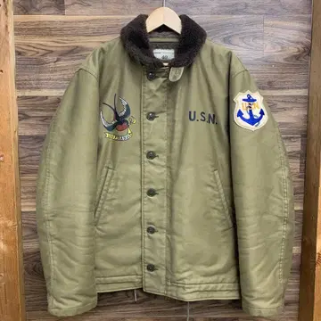 중고 The REAL McCOY'S N-1 덱 자켓 U.S.N.