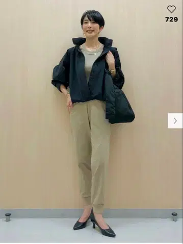 UNIQLO 윈드프루프 스탠드 블루종 블랙 XL