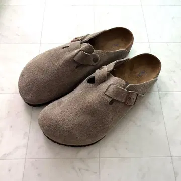 미사용 버켄스탁 46 30cm 보스턴 샌들 스웨이드 토프