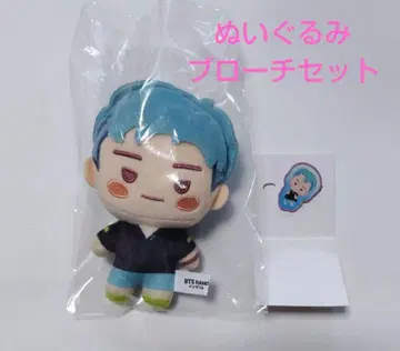 RM BTS 봉제 인형, 브로치 세트