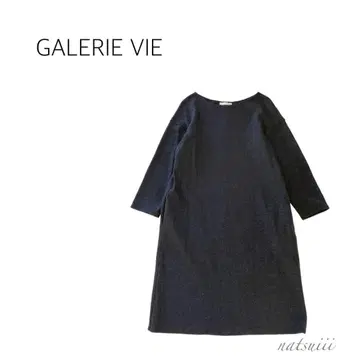 GALERIE VIE 투모로우랜드 울 헤링본 원피스