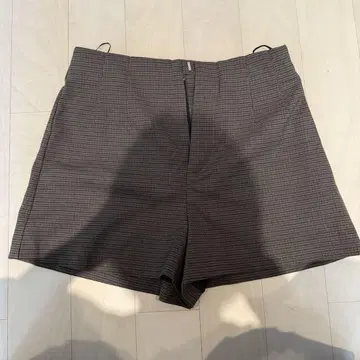ZARA 숏팬츠 브라운 체크
