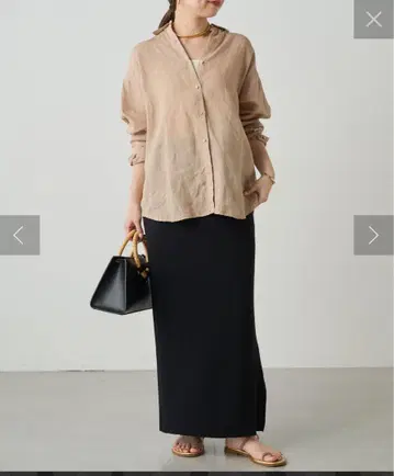 LOUNGEDRESS 분또 ZIP 타이트 스커트 블랙 프리 사이즈